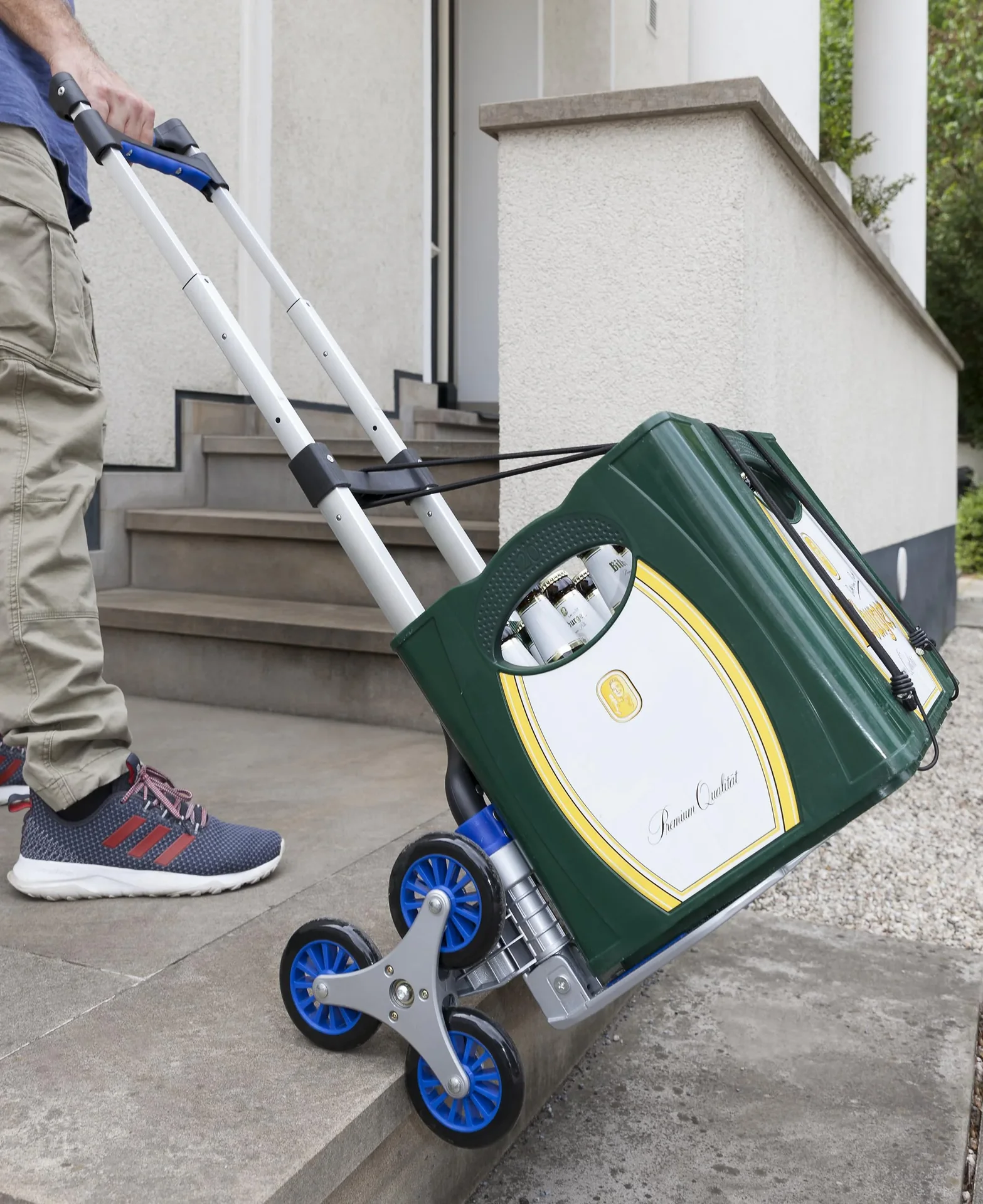 Treppen-Sackkarre, klappbar, 70 kg Tragkraft - 0