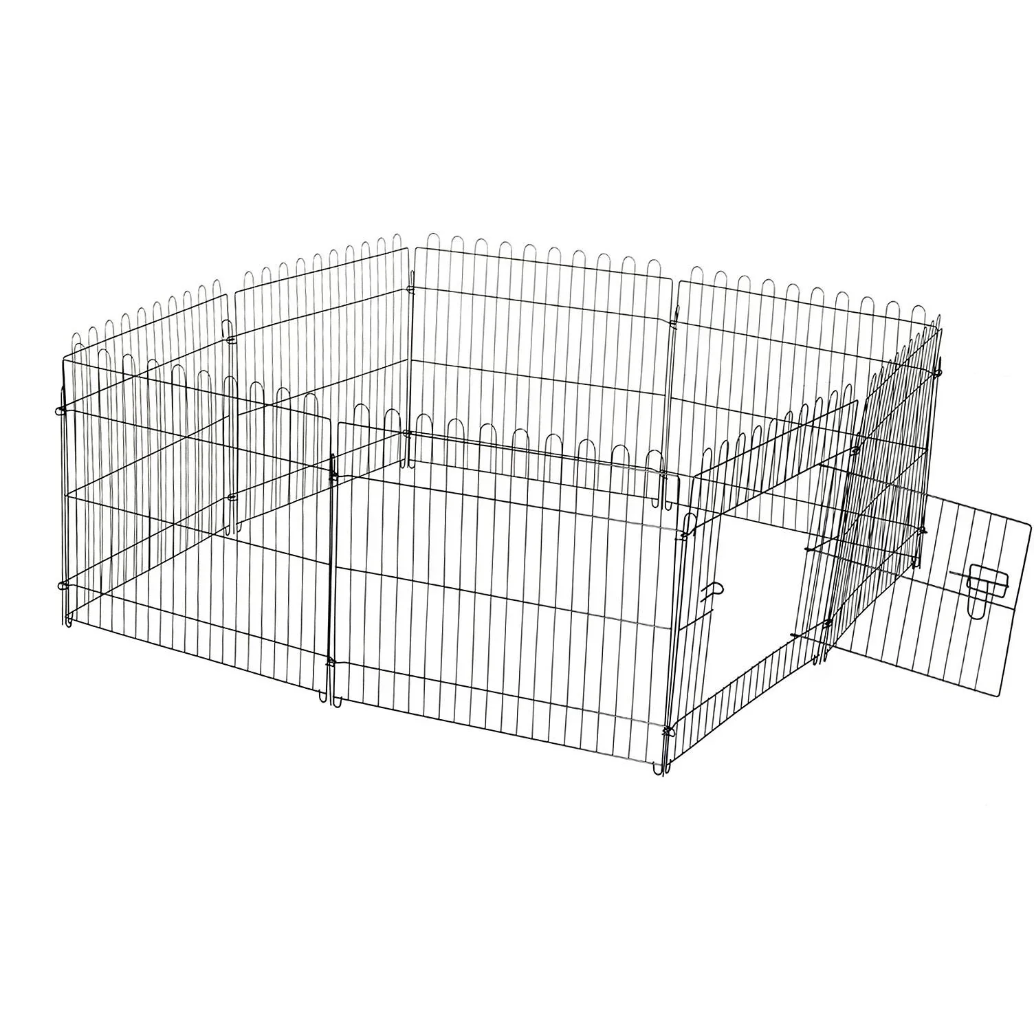 Welpengitter Freilaufgehege Hasen Kaninchen 71x61cm - 2