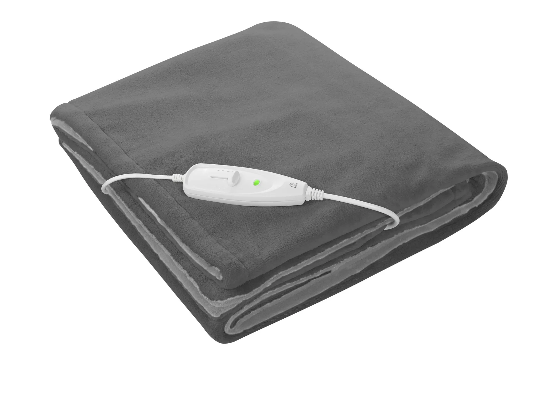 Kuschelheizdecke "HB 675 XXL", 2-farbig, Hellgrau/ Anthrazit, 200 x 150 cm - 0