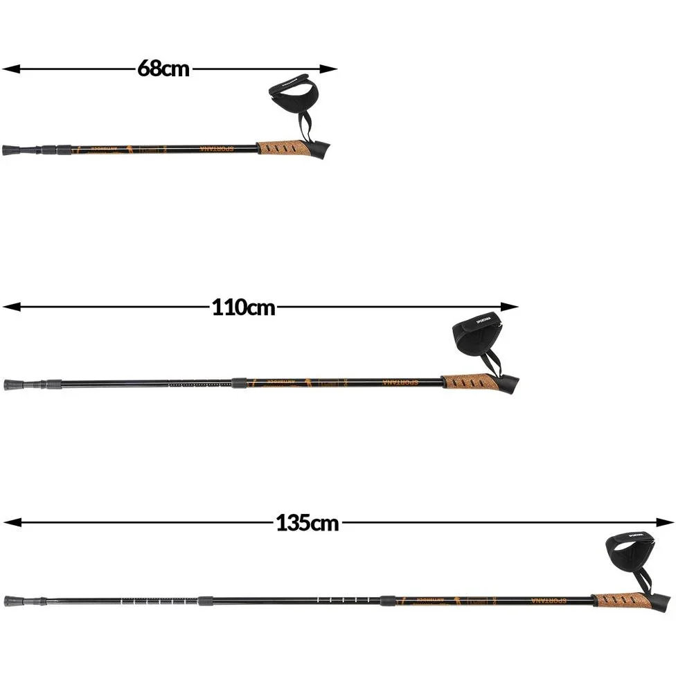 Sportana Nordic Walking Stöcke - orange - 0