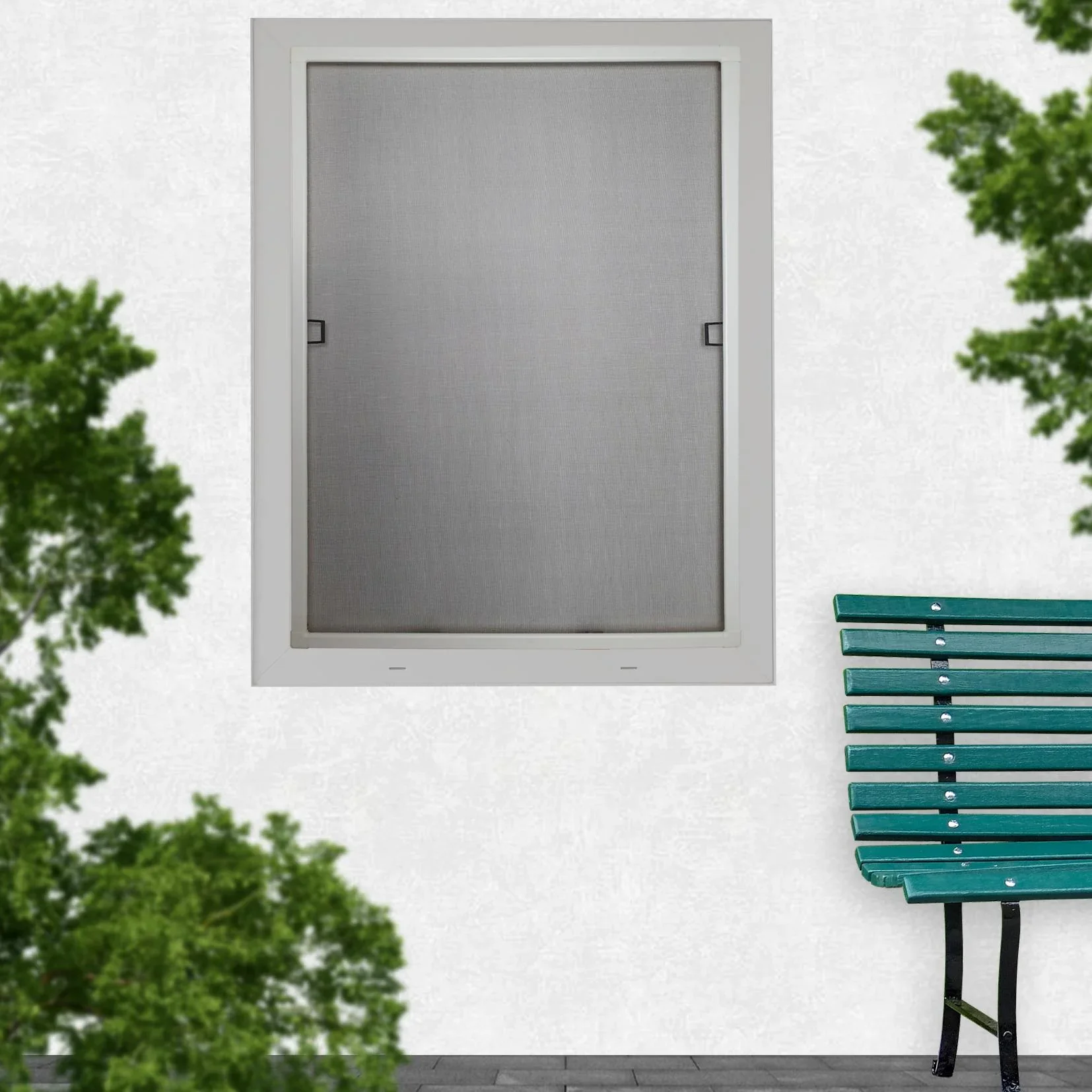 Insektenschutzrahmen Light 100 x 130 cm, weiß - 0