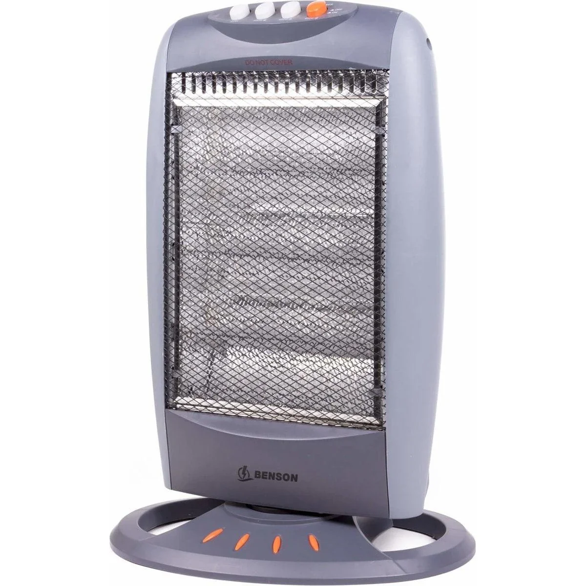 Halogen-Heizgerät - Ofen - Drei Einstellungen - 400 / 800 / 1200 Watt - Geeignet für Räume bis zu 20m2 - 0