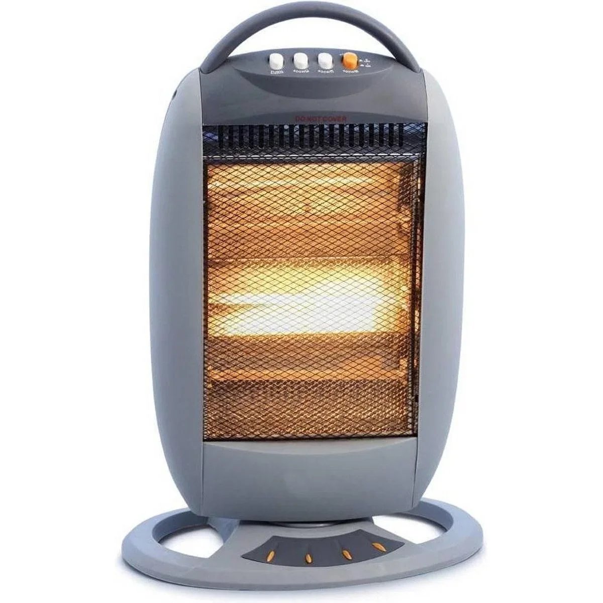 Halogen-Heizgerät - Ofen - Drei Einstellungen - 400 / 800 / 1200 Watt - Geeignet für Räume bis zu 20m2 - 1