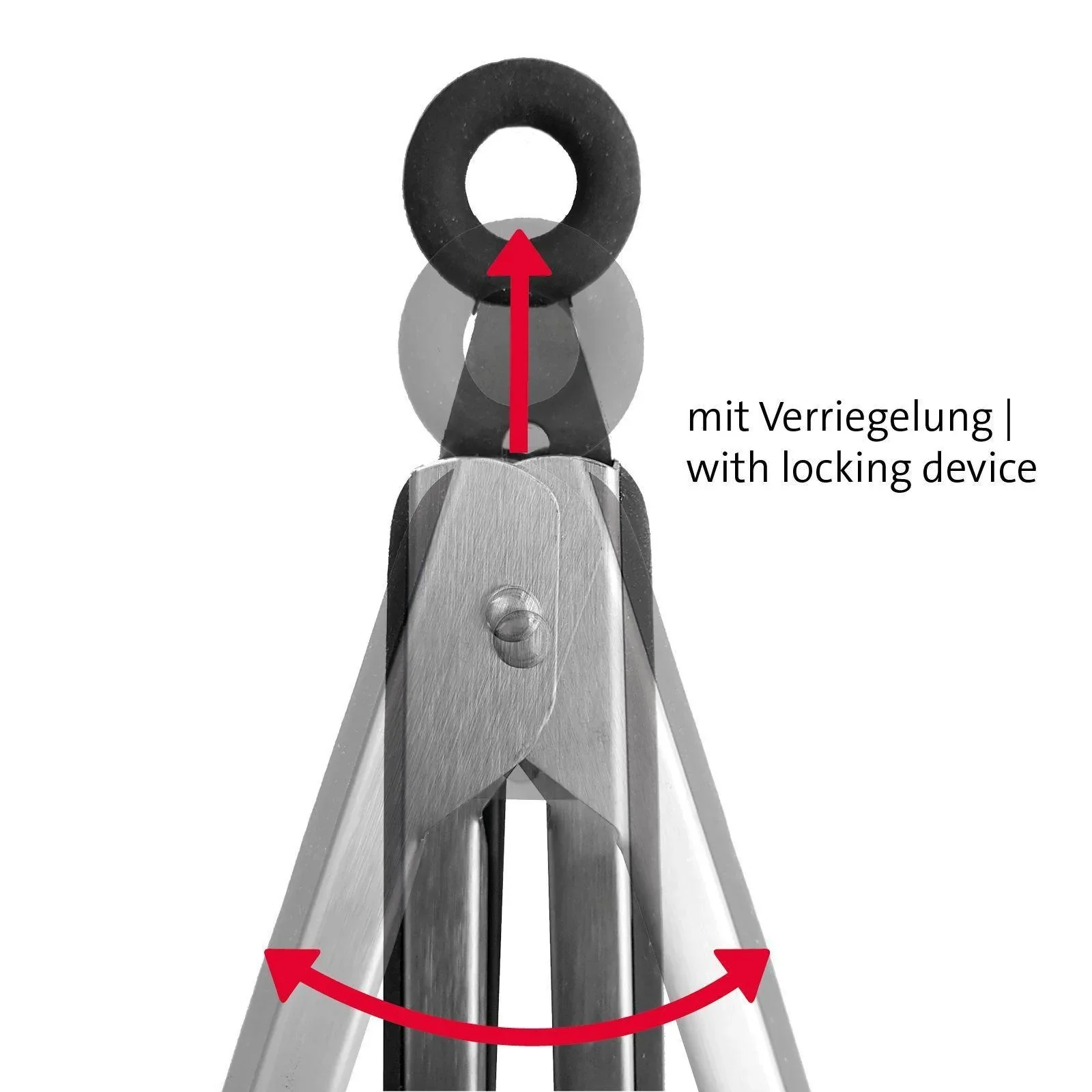 Nudelzange Fork 25,5 cm, Edelstahl-Silikon - 5