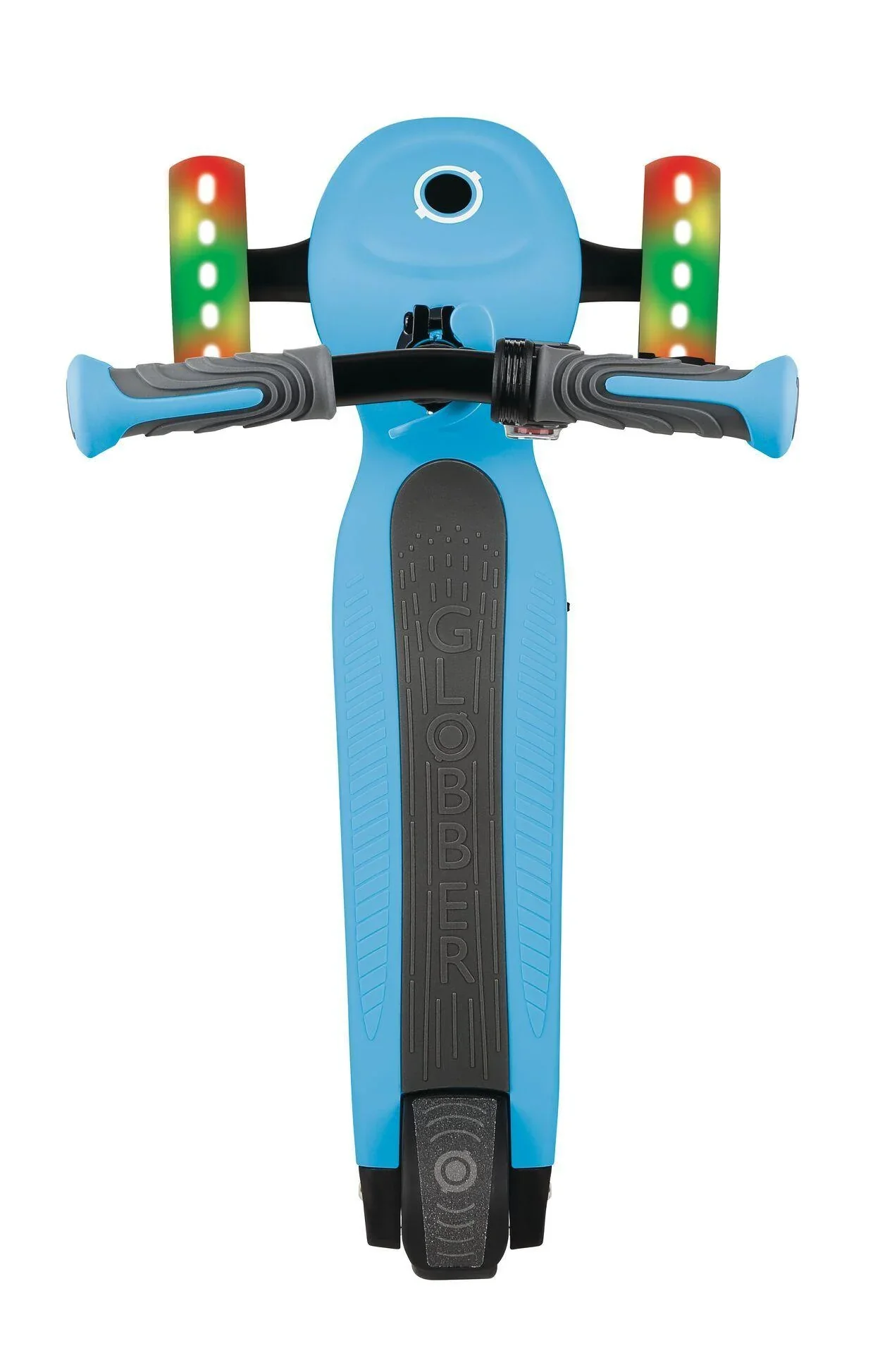 ONE K E-MOTION 4 PLUS, E-Scooter, Lithium-Batterie, 80 W Motor, 125/90 mm, 3-rädrig, LED-Rollen, hellblau - 7