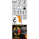Bohrmaschine - 12V - 1,5Ah Akku - 1