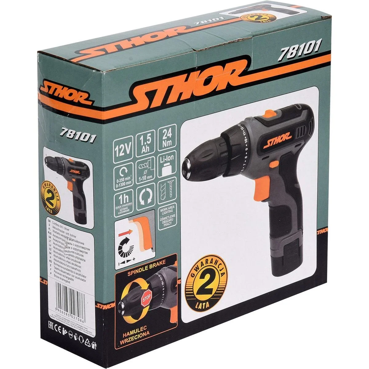 Bohrmaschine - 12V - 1,5Ah Akku - 2