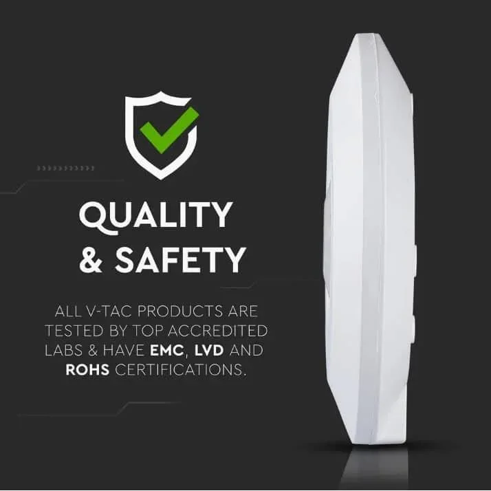 VT-8027 Bewegungsmelder mit Dämmerungsschalter - Decke - weiß - 1