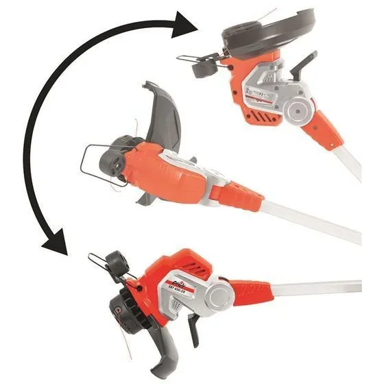 Elektrischer Teleskop-Grasschneider mit rotierendem Kopf - 450 W - 30 cm Schnittbreite - ERT 450-20 - 4