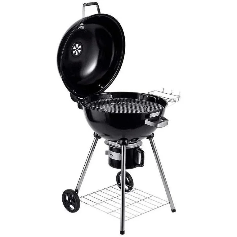 Vargan Kugelgrill - Holzkohlegrill - Kochfläche 44 x 32 cm - Schwarz - 0