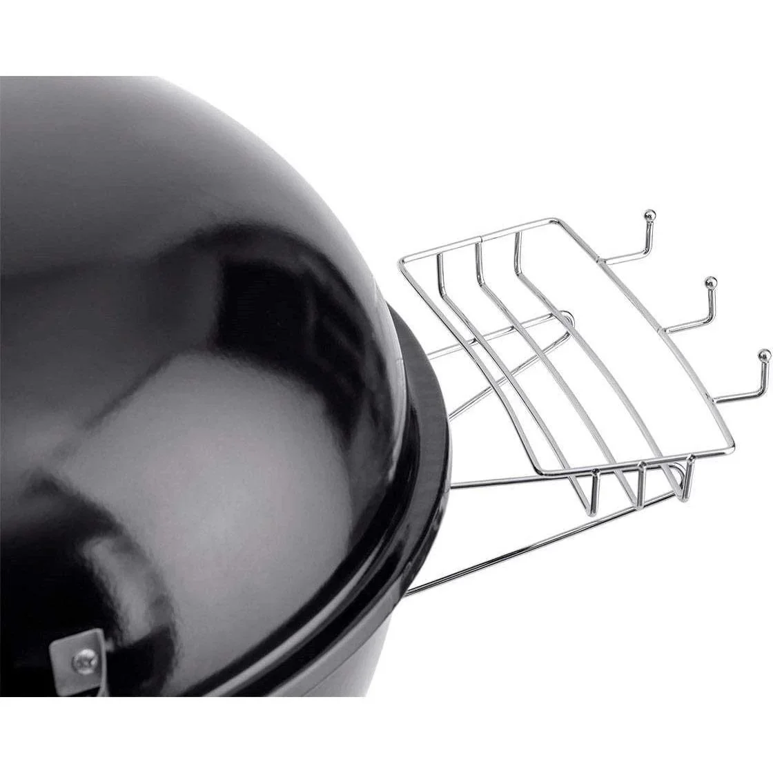 Vargan Kugelgrill - Holzkohlegrill - Kochfläche 44 x 32 cm - Schwarz - 1