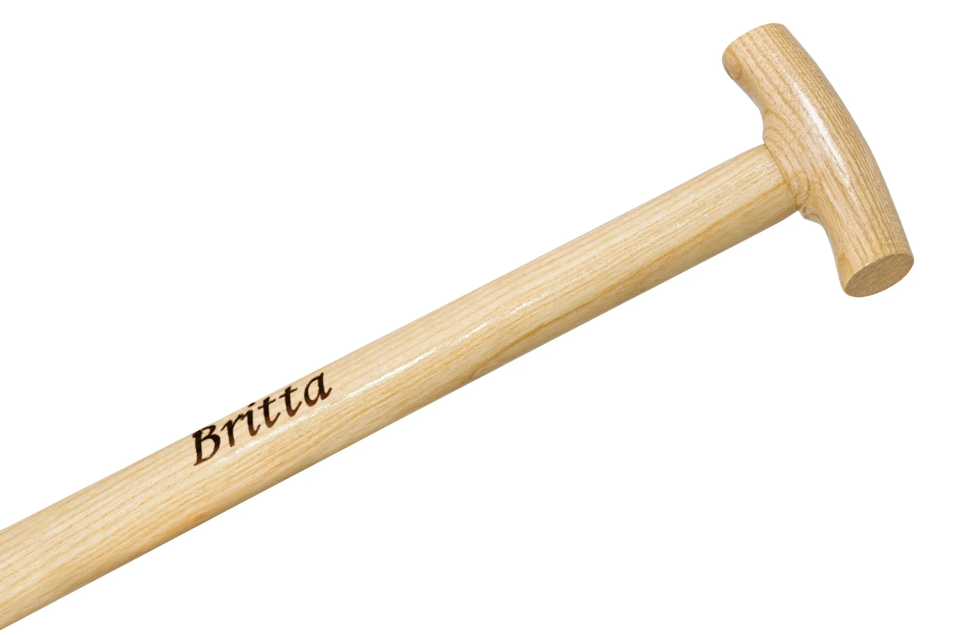 BRITTA-Spaten, Gärtner Form, Gr. 0, poliert, Eschen-T-Stiel 85 cm - 2