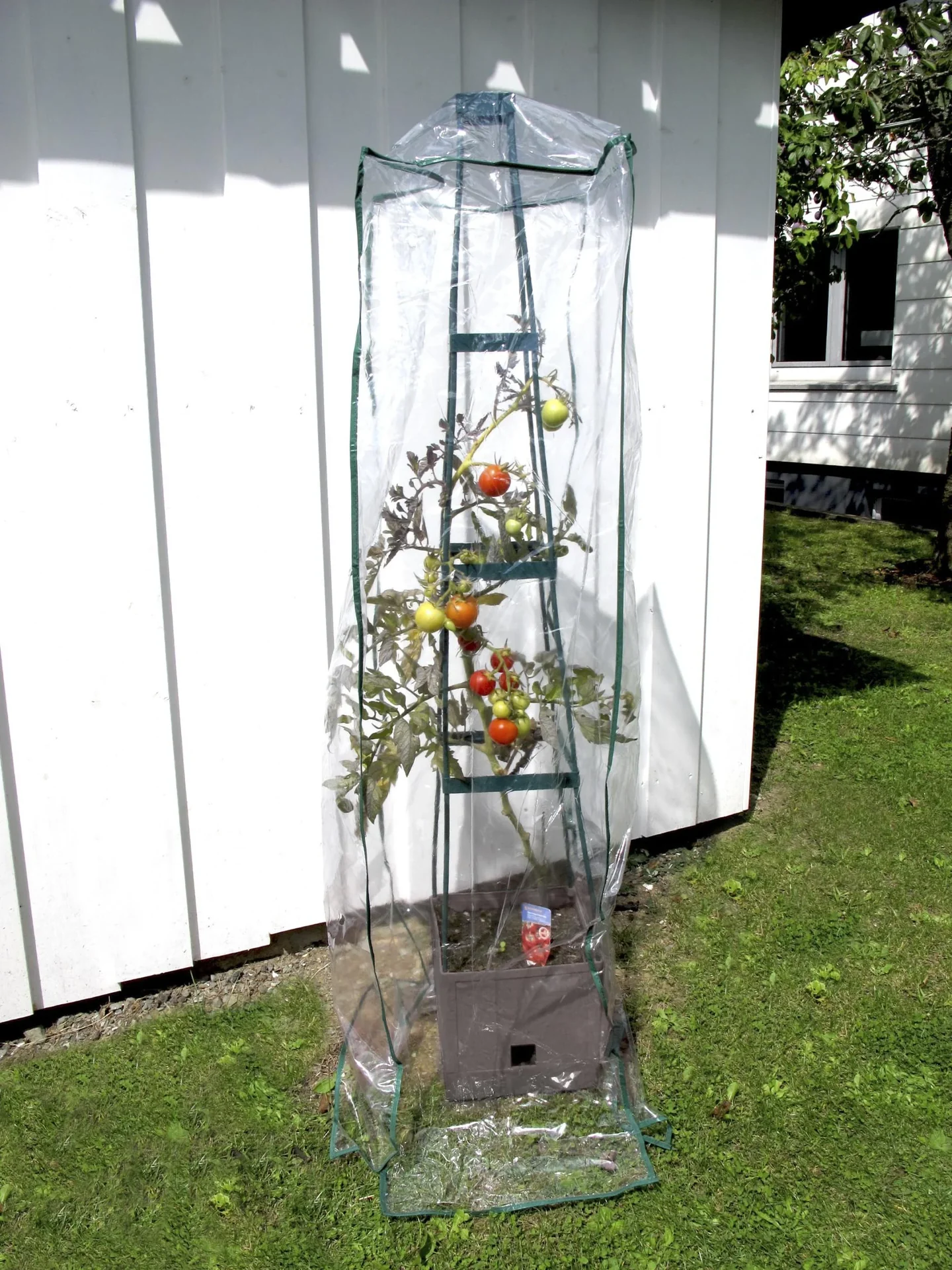 Pflanzturm Maxitom, anthrazit im Spar-Set mit Abdeckhaube - 2