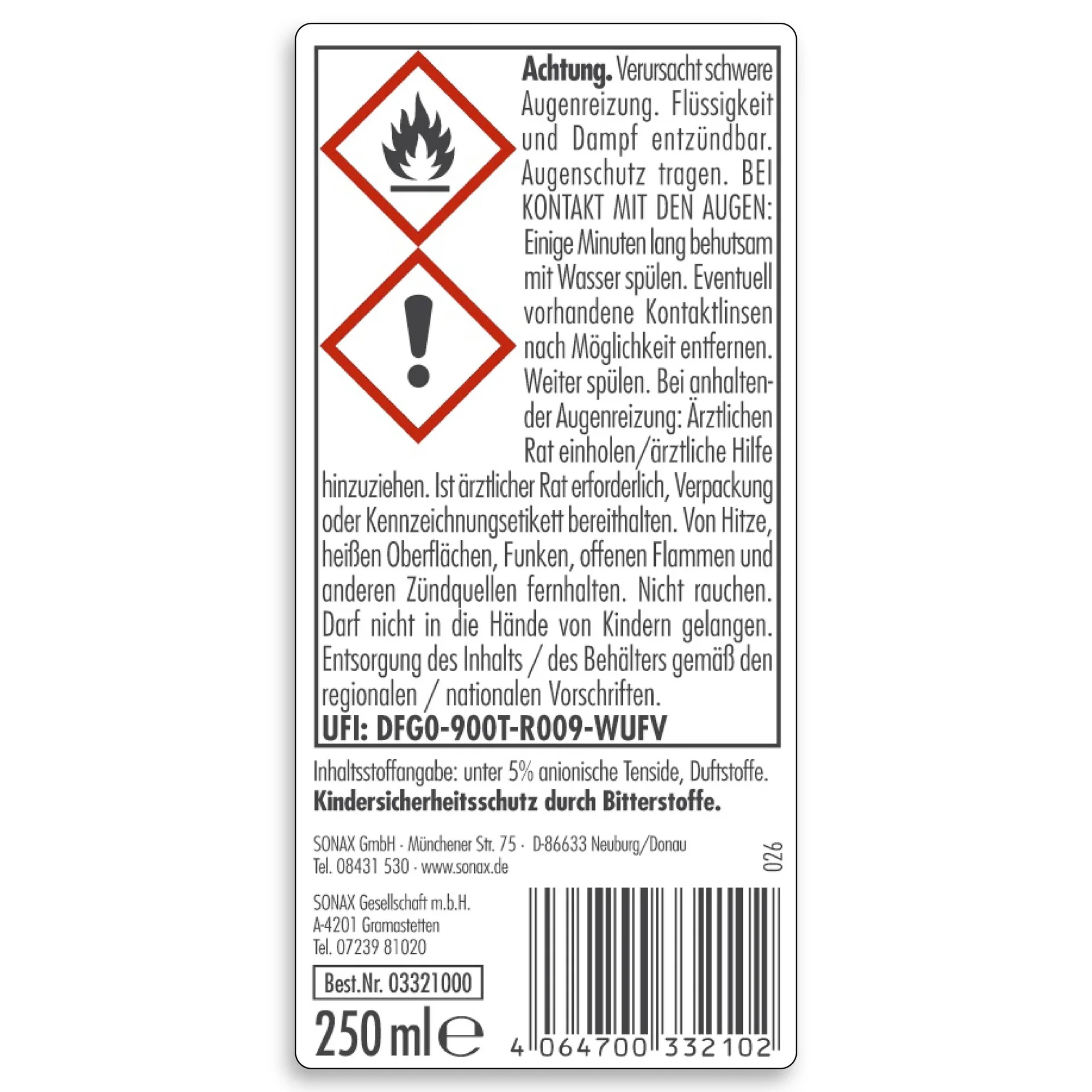 Antifrost + Klarsicht Konzentrat Citrus 250 ml - 5