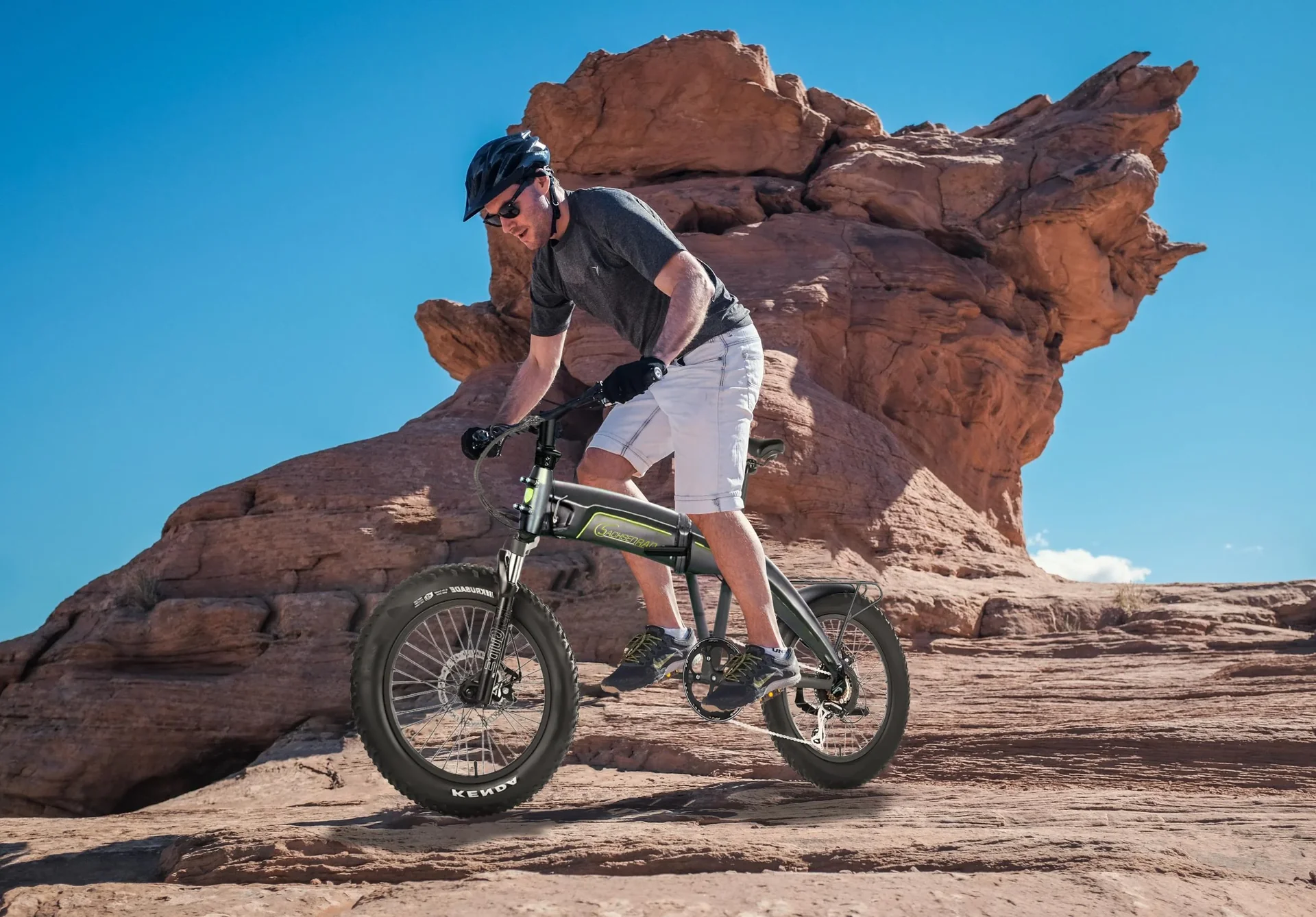 E-Folding Bike F6 Safari Fatbike - 0