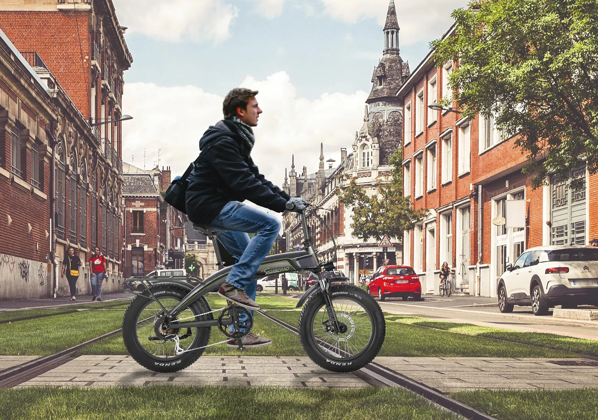 E-Folding Bike F6 Safari Fatbike - 5