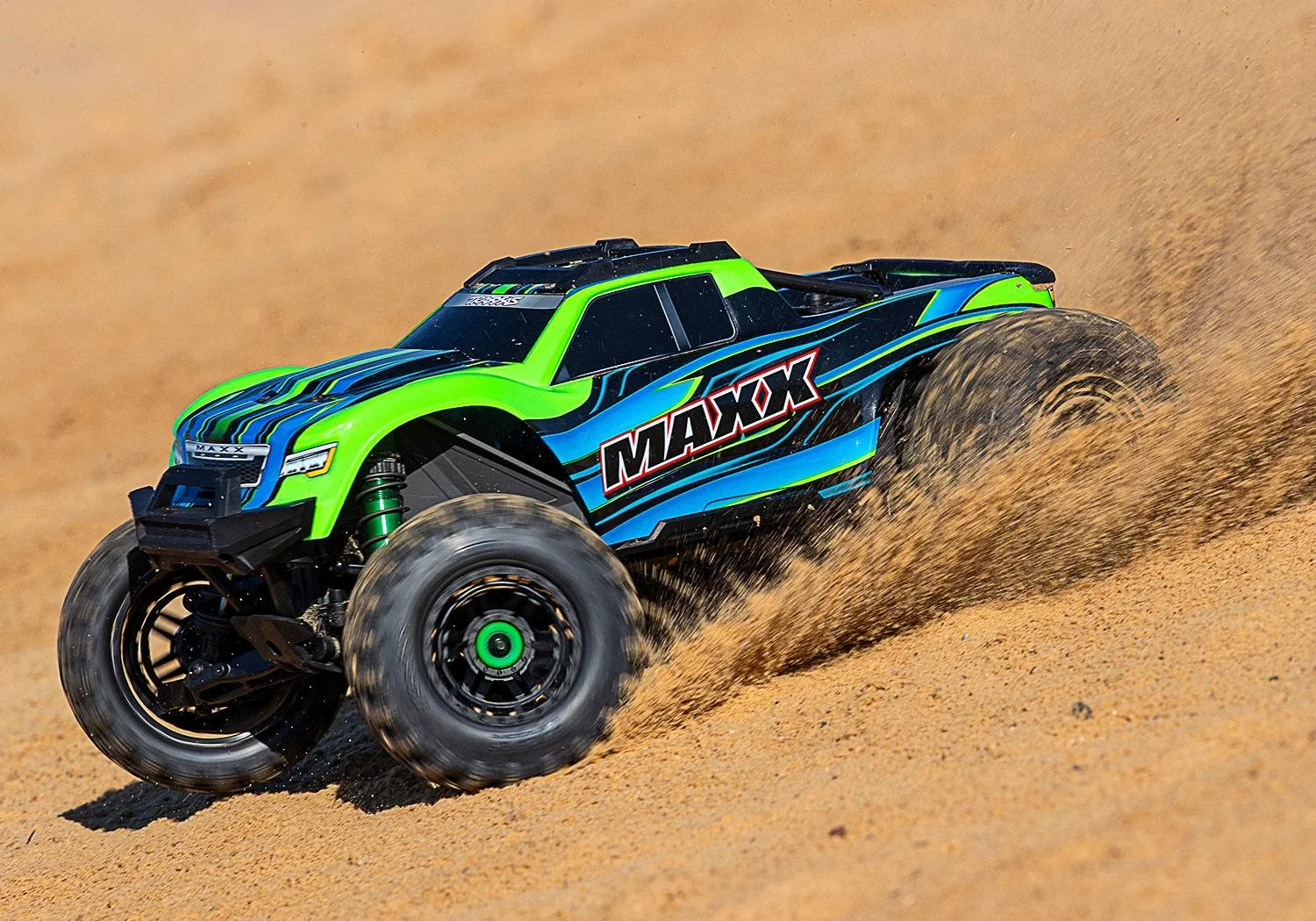 MAXX 1:10 RTR TSM SR VXL-4S Regler ohne Akku/Lader 1/10 Monster-Truck Brushless grün - 3