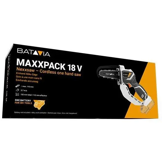 Nexxsaw Einhand-Batteriesäge mit Batterie und Ladegerät - 1