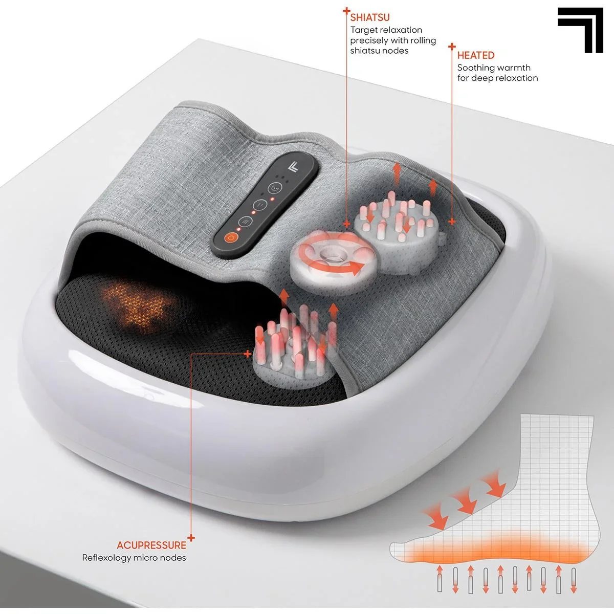 Sharper Image - Fußmassage mit Druckpunkten -Shiatsu - 6