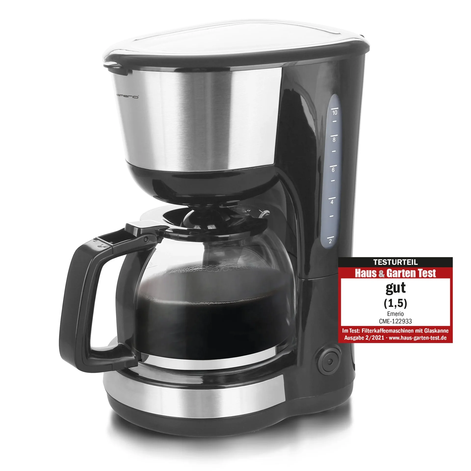 Kaffeemaschine CME-122933, Edelstahl, 1,25 Liter - 3