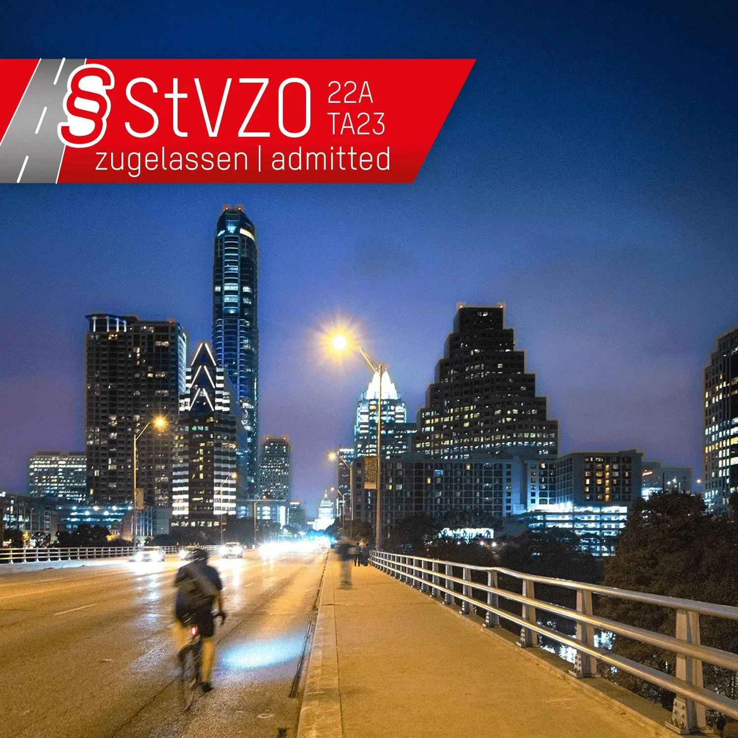 Fahrradlicht "Combo LED" - AKKU - 1