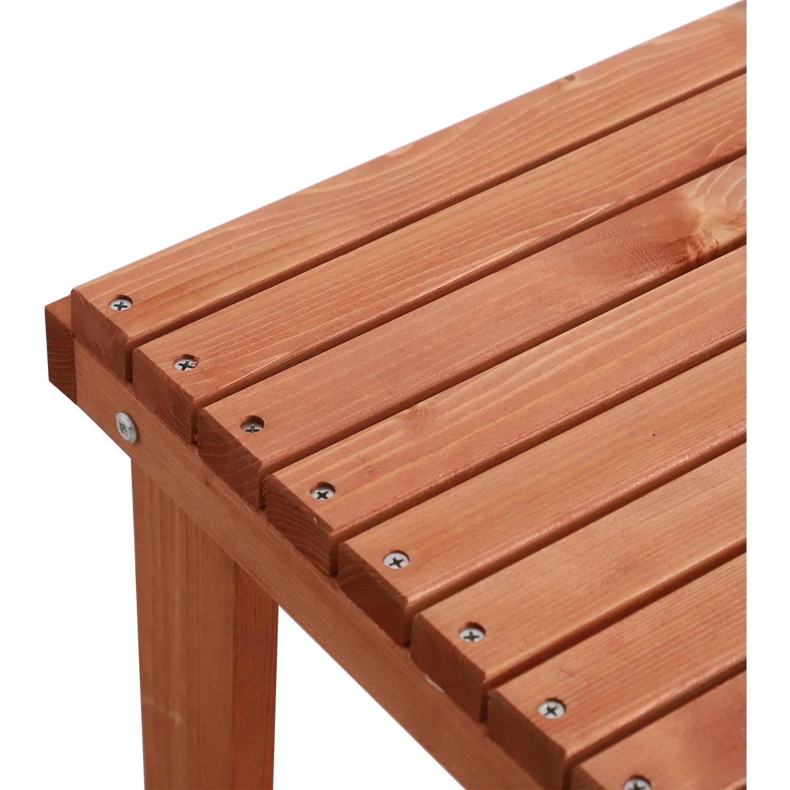 Holzhocker Beistelltisch Blumenständer Kinderstuhl Schemel Allzweck Tannenholz Natur 50 x 50 x 60 cm - 0