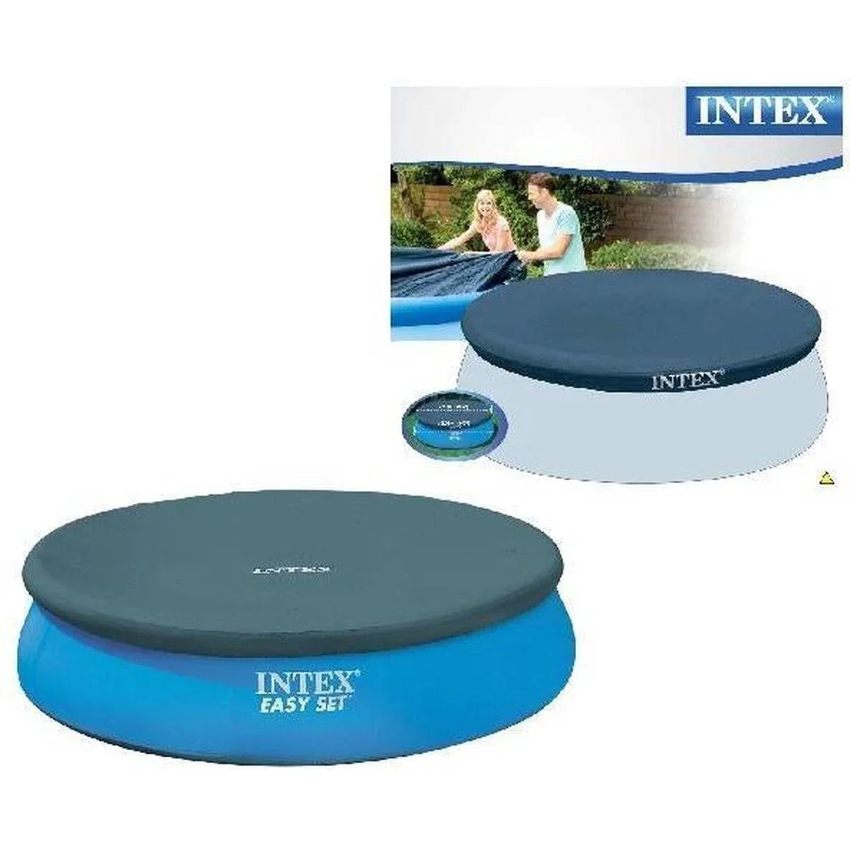 Easy Set Poolabdeckung - Rund - Ø 305 cm - 1
