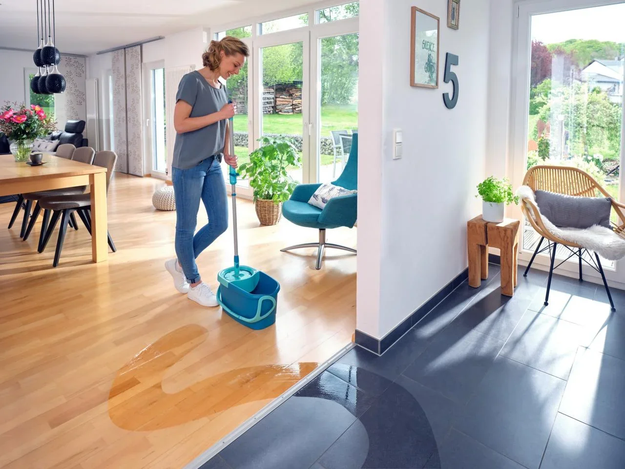 Set Clean Twist Disc Mop Ergo - 2