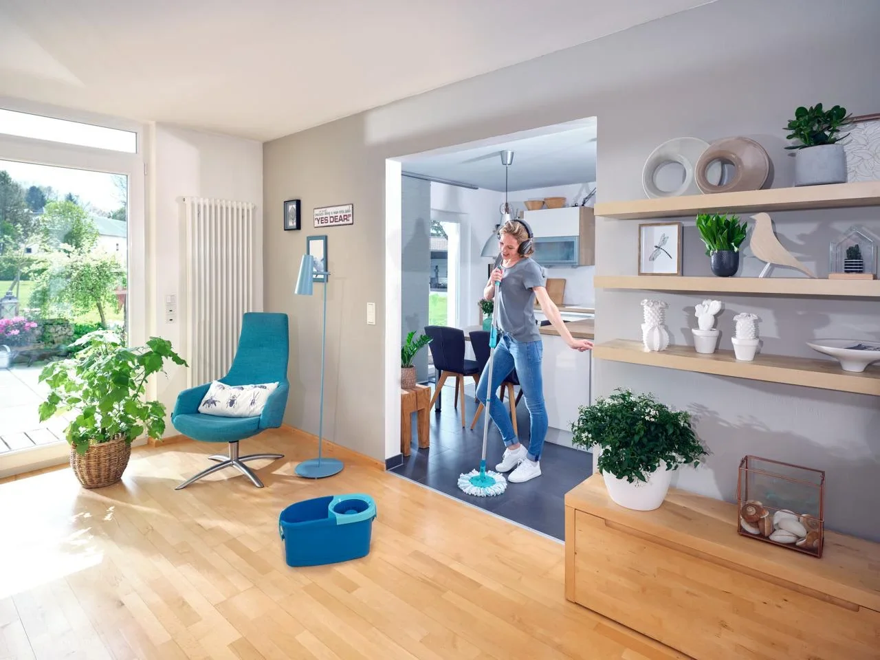 Set Clean Twist Disc Mop Ergo - 8