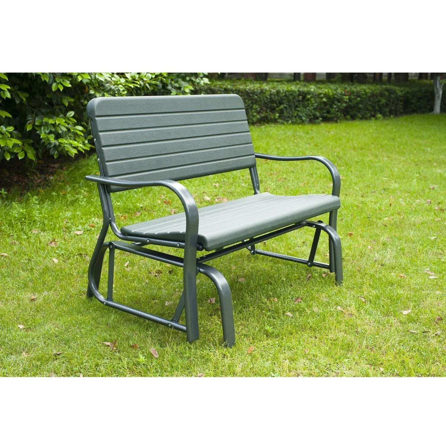 Schaukelbank Gartenbank Parkbank Metall Gartenmöbel 2-Sitzer - 0