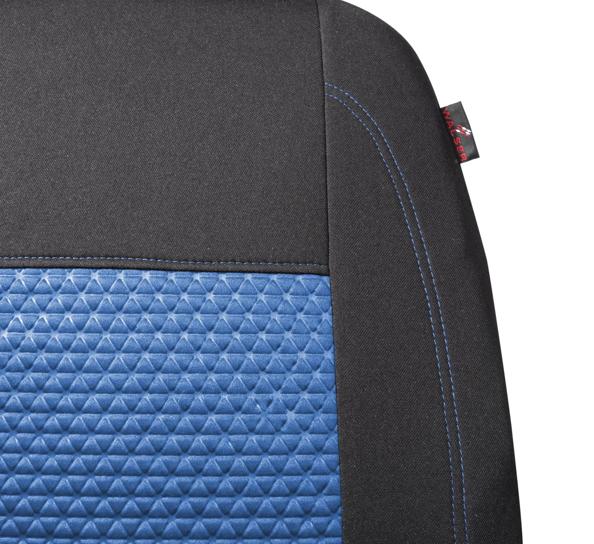 Autositzbezug Avignon Premium ,blau/schwarz , Komplettset 14-teilig - 3