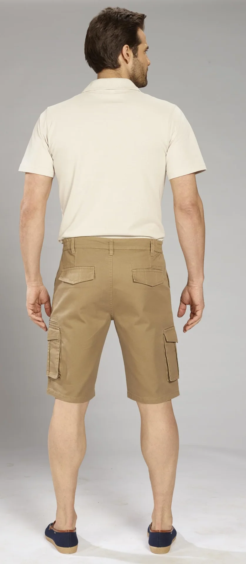 Cargoshorts mit Dehnbund, Farbe sand, Gr.54 - 0