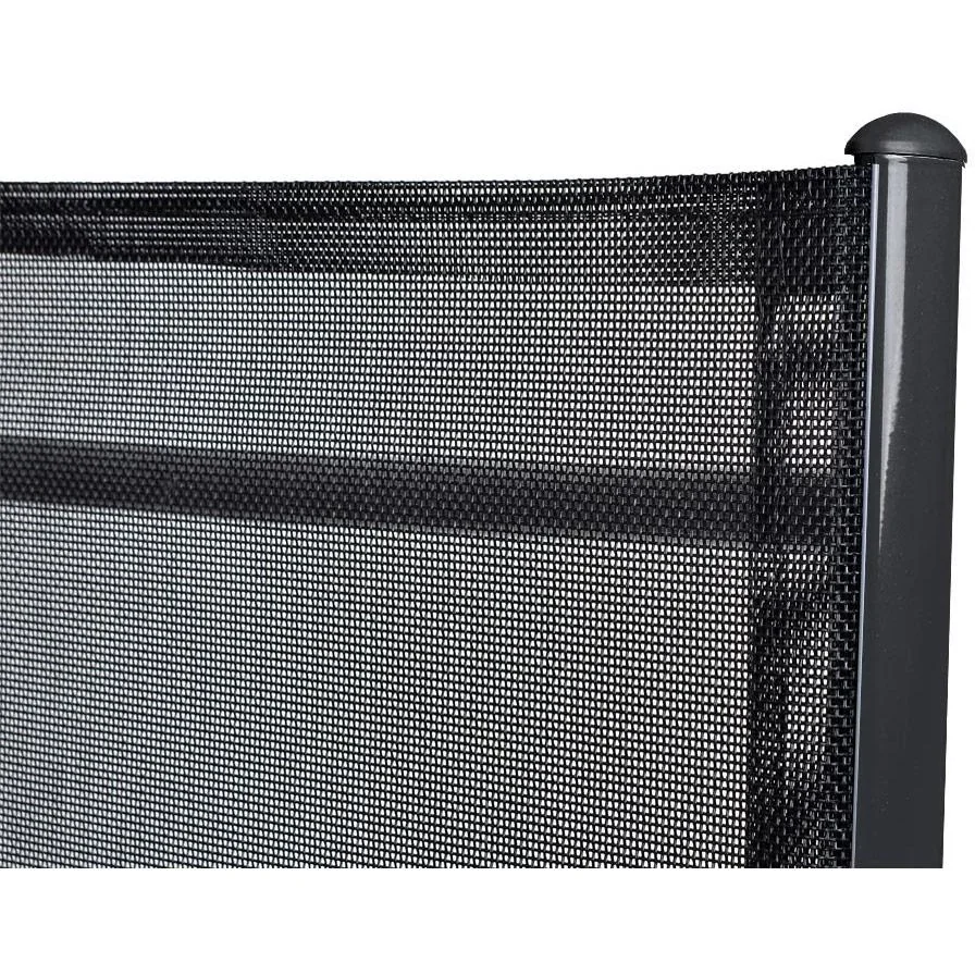 Gartenset Bern 4+1 in Aluminium anthrazit mit Milchglas - 3