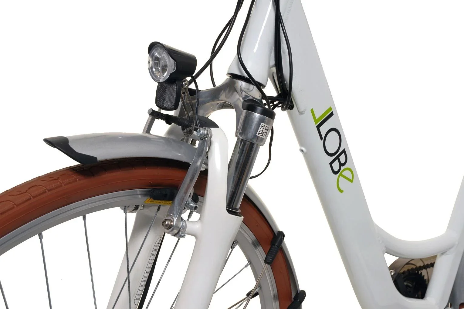 Damen E-Bike, 28 Zoll, Rahmenhöhe 50 cm, 3-Gang Nabenschaltung, weiß, City Bike "ComfortLine" - 5