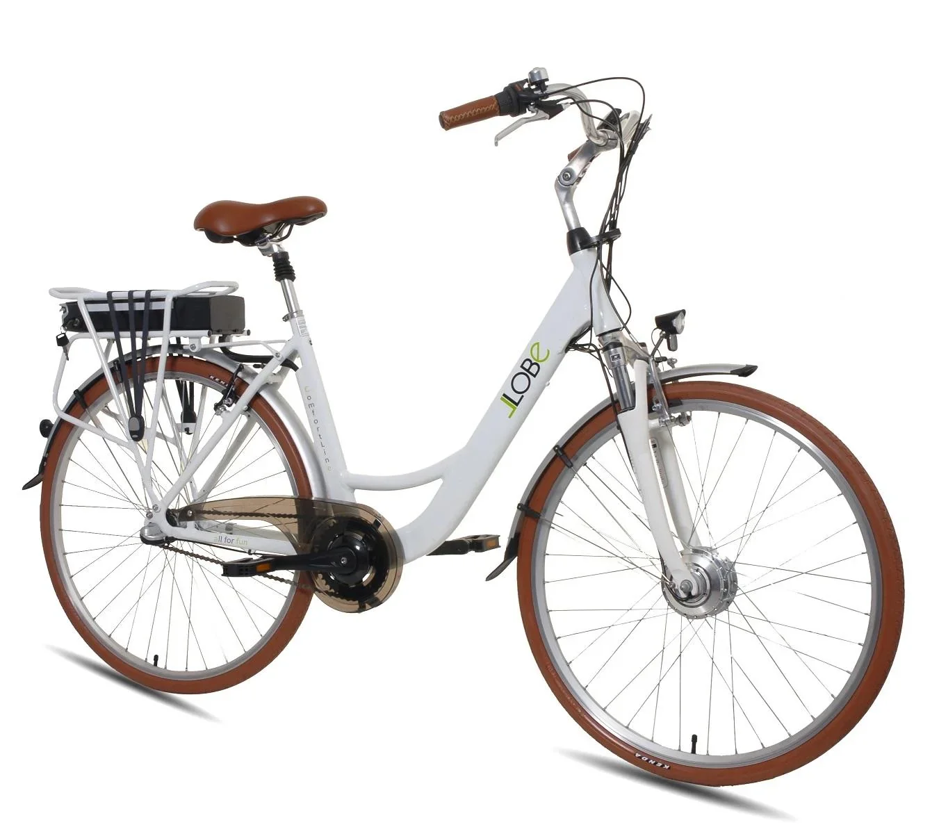 Damen E-Bike, 28 Zoll, Rahmenhöhe 50 cm, 3-Gang Nabenschaltung, weiß, City Bike "ComfortLine" - 7