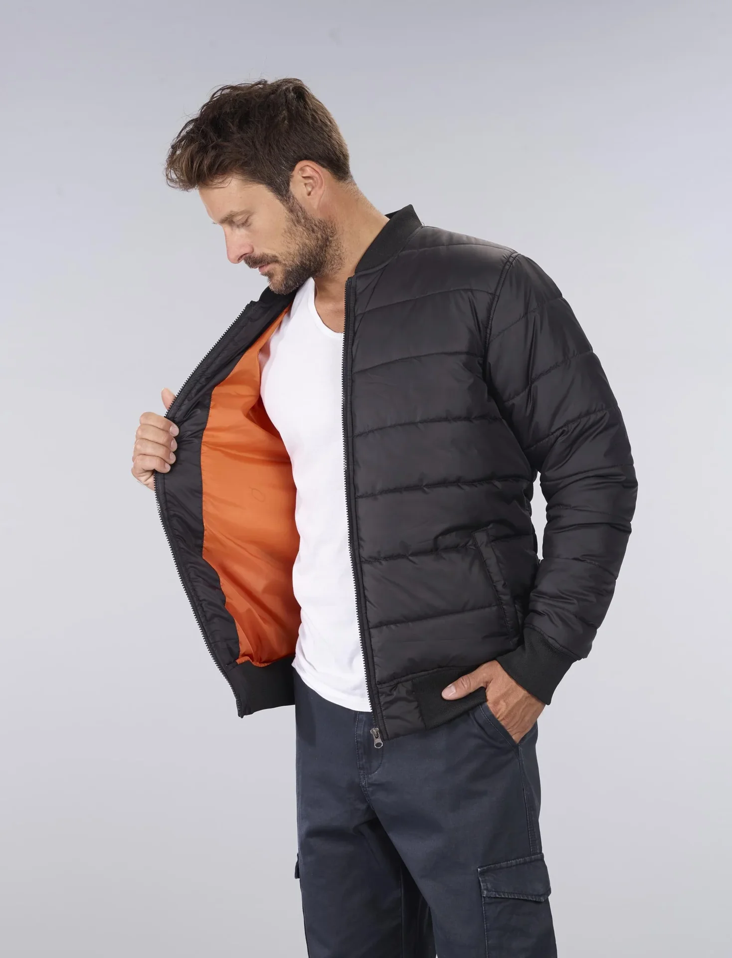 Bomberjacke AF1, Farbe schwarz, Gr.L - 0