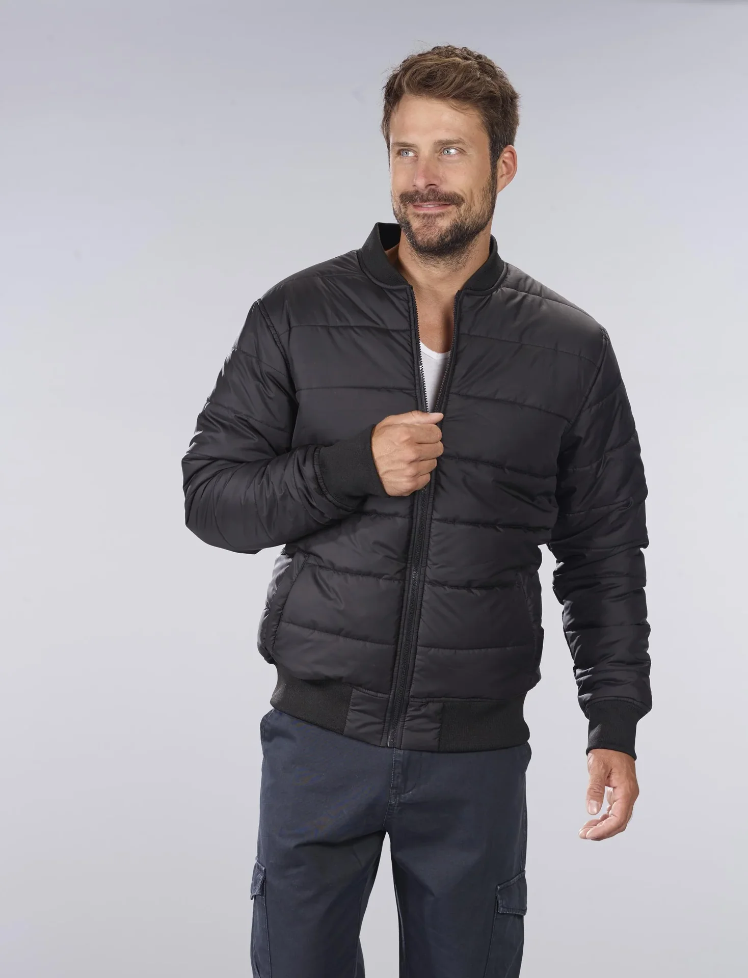 Bomberjacke AF1, Farbe schwarz, Gr.L - 2