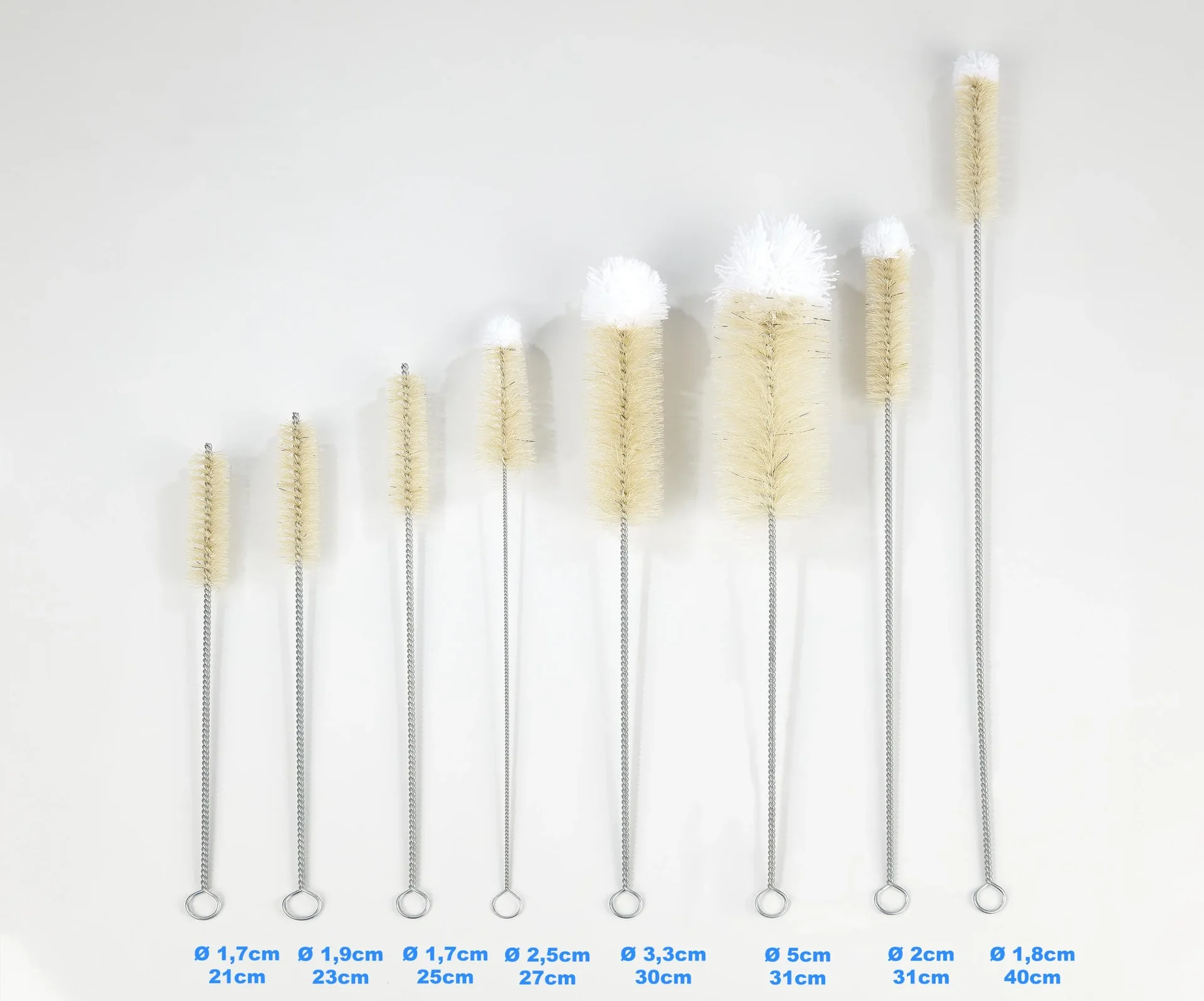 Reinigungs-Bürsten, Spezial-Bürsten-Set, Flaschen-Bürsten, 8-teilig - 8