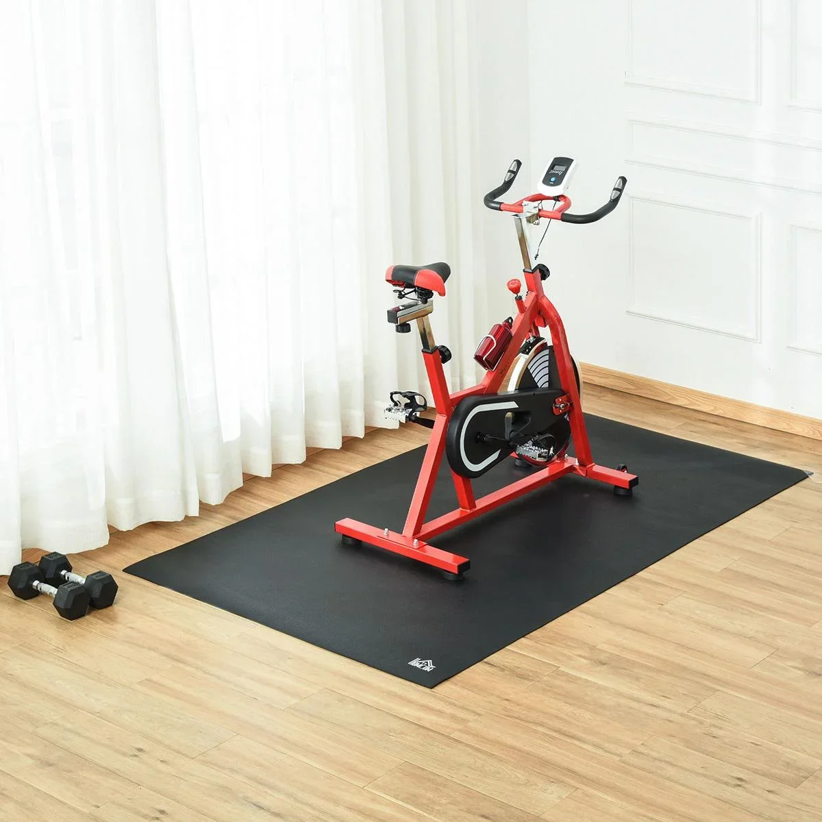 Bodenschutzmatte für Fitnessgeräte Sport Multifunktionsmatte Gymnastikmatten Yogamatten Anti-Rutsch Fitnessgerät für Hei - 2
