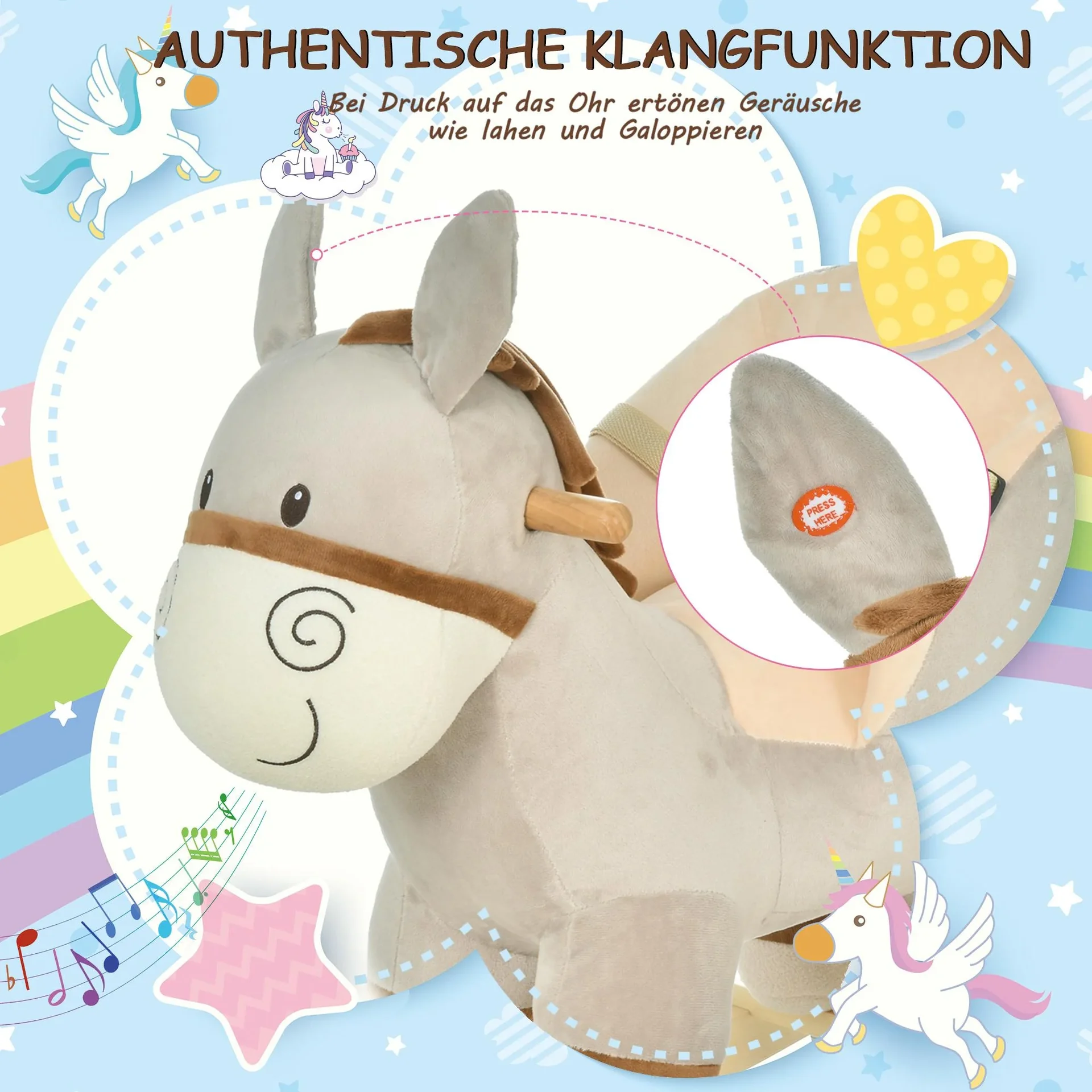 Schaukeltier als Esel - 2