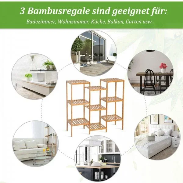 Badregal mit 9 Ablagen - 4