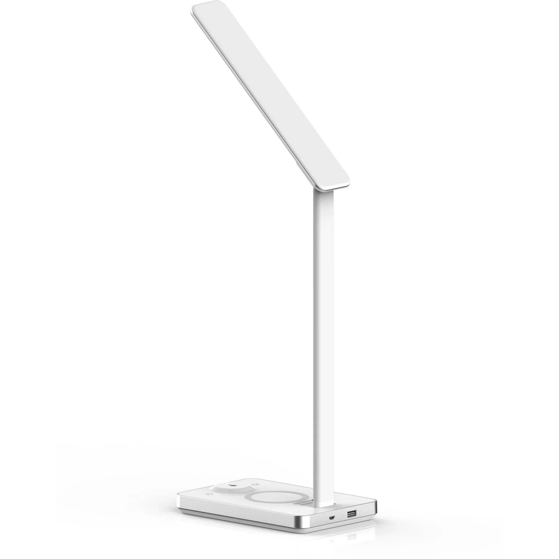 VT-7505 Tischleuchte / Schreibtischleuchte mit drahtlosem QI-Ladegerät - weiß - 1