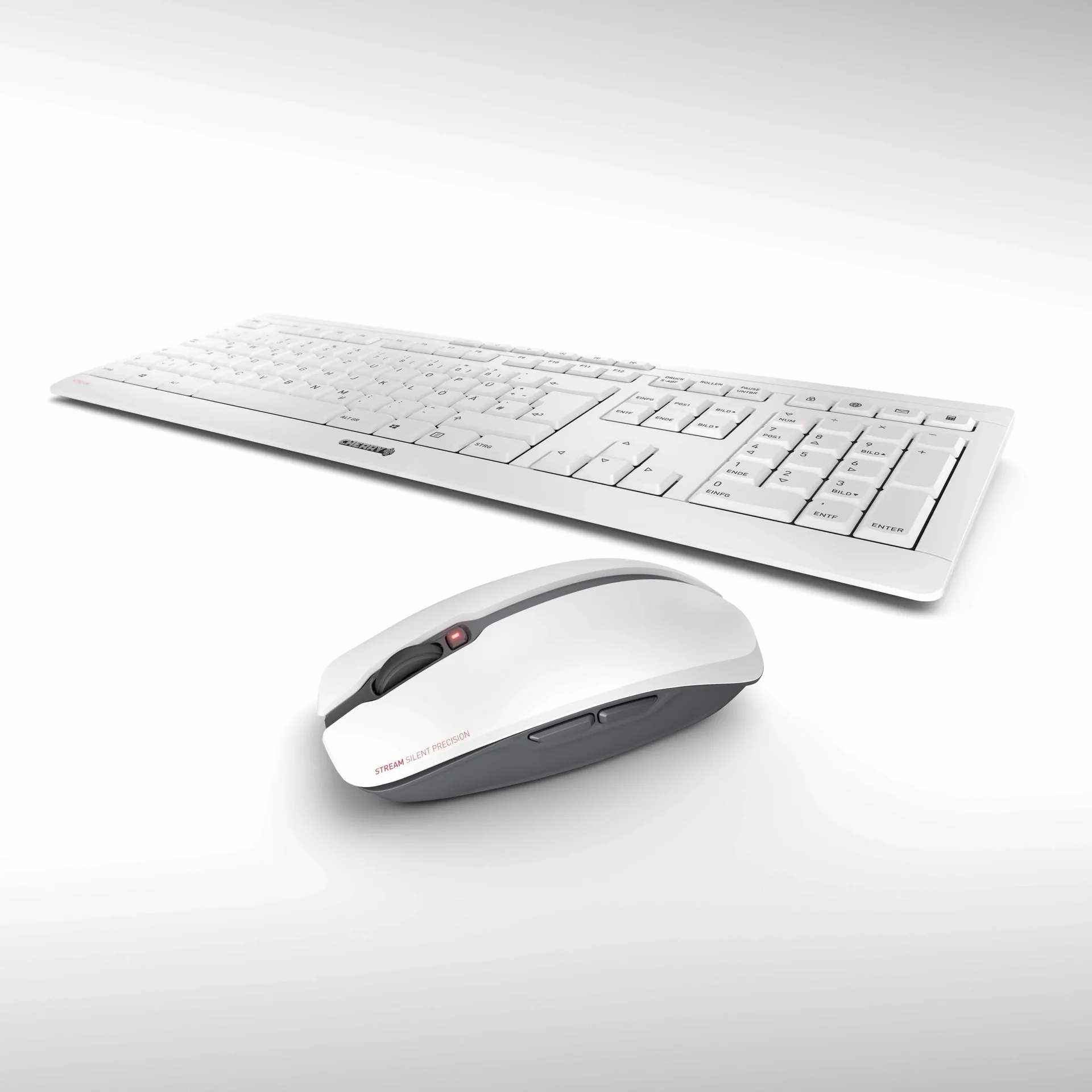Kabelloses Tastatur-Maus-Set STREAM DESKTOP grau - 1