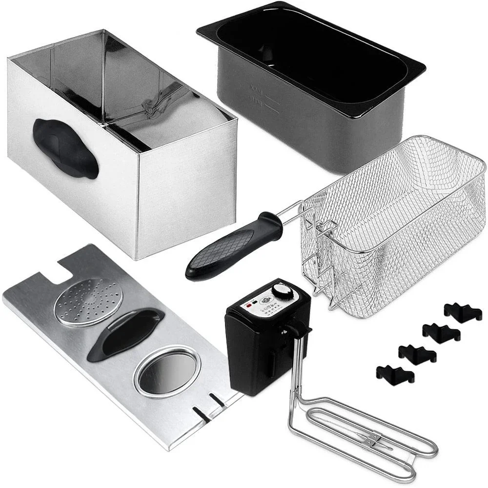 Fritteuse - 2×3 Liter 43 cm - 2