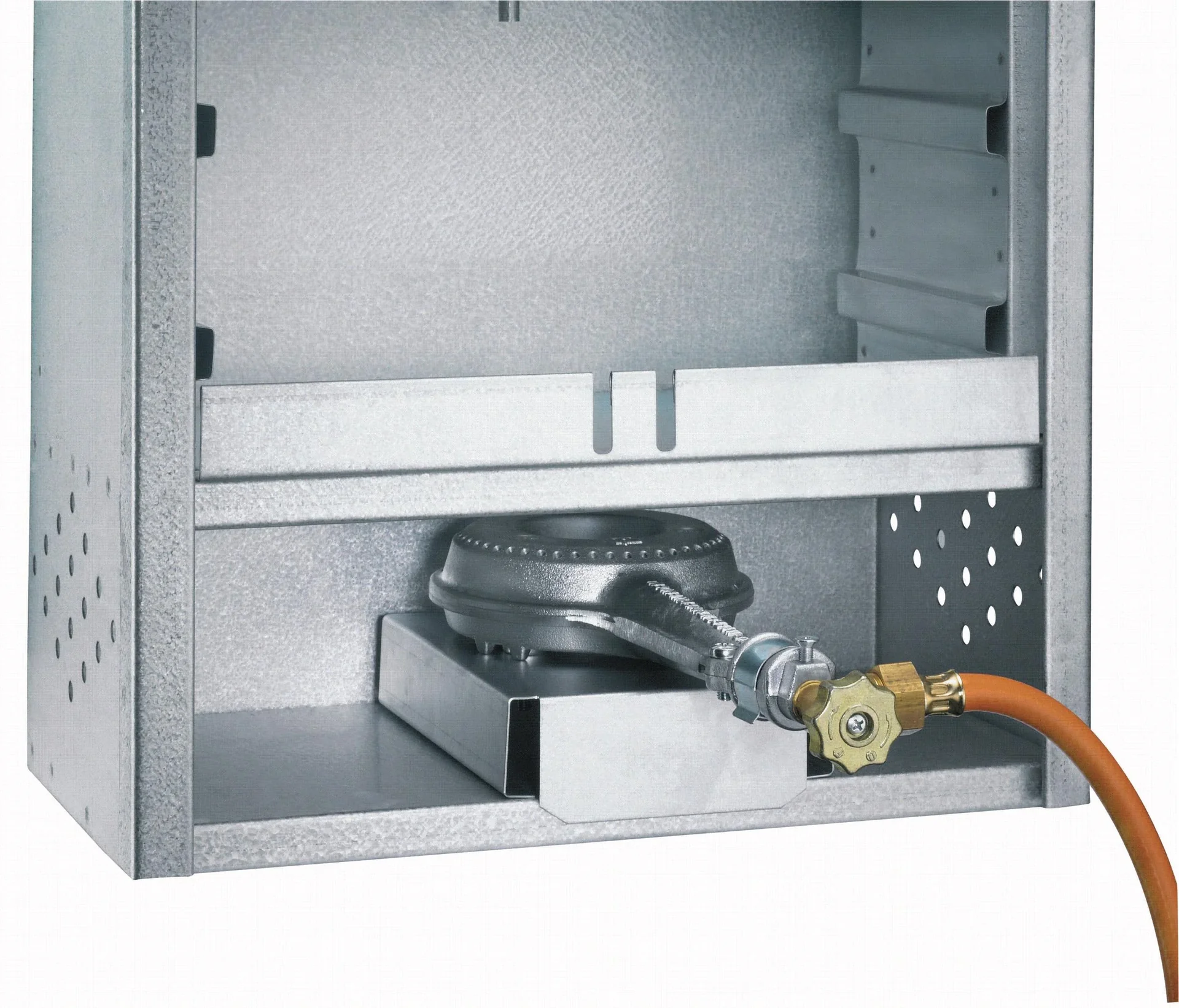 Gasheizung 4200 Watt für Räucheröfen, aus Aluguss - 1