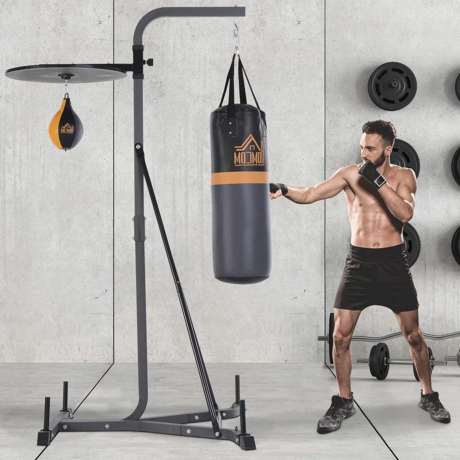 Boxsackständer mit Punchingball - 1