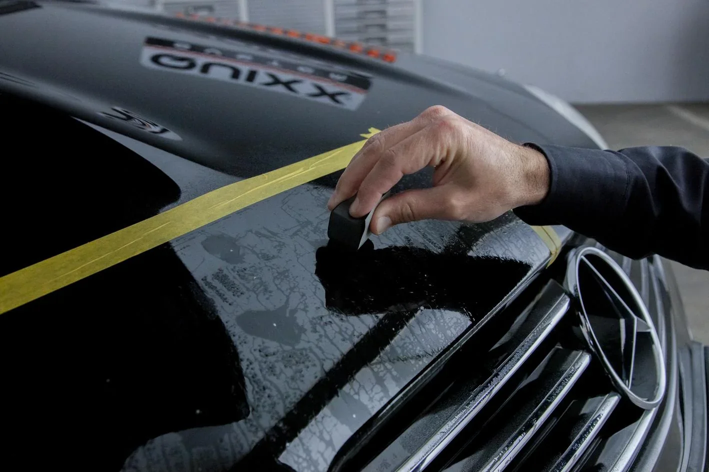 Lack-Steinschlag Reparatur-Set, schwarz - 3