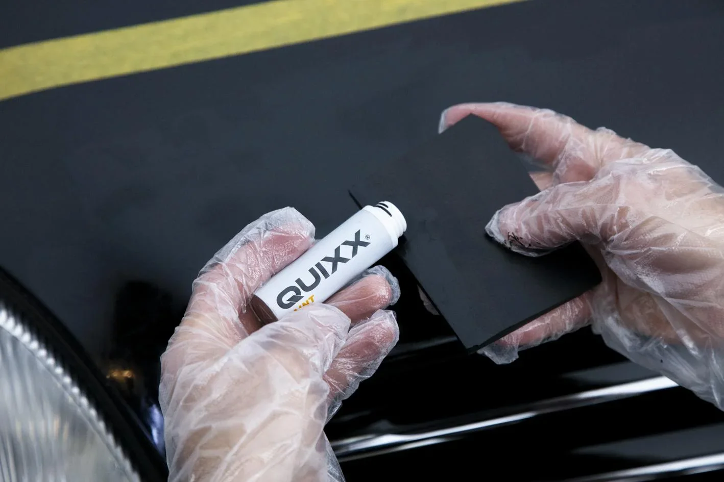 Lack-Steinschlag Reparatur-Set, schwarz - 5