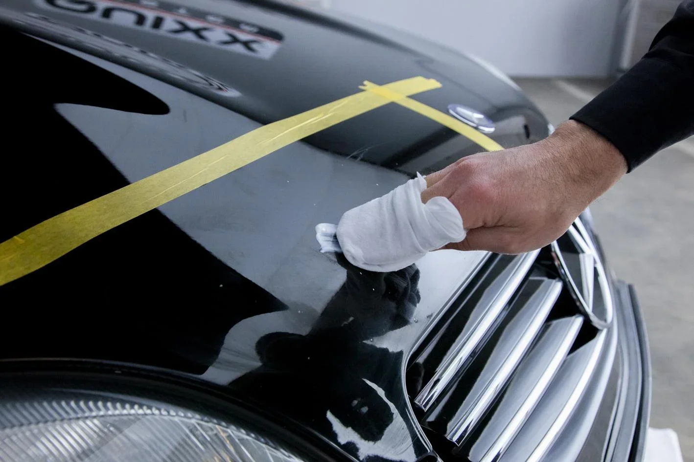 Lack-Steinschlag Reparatur-Set, schwarz - 8