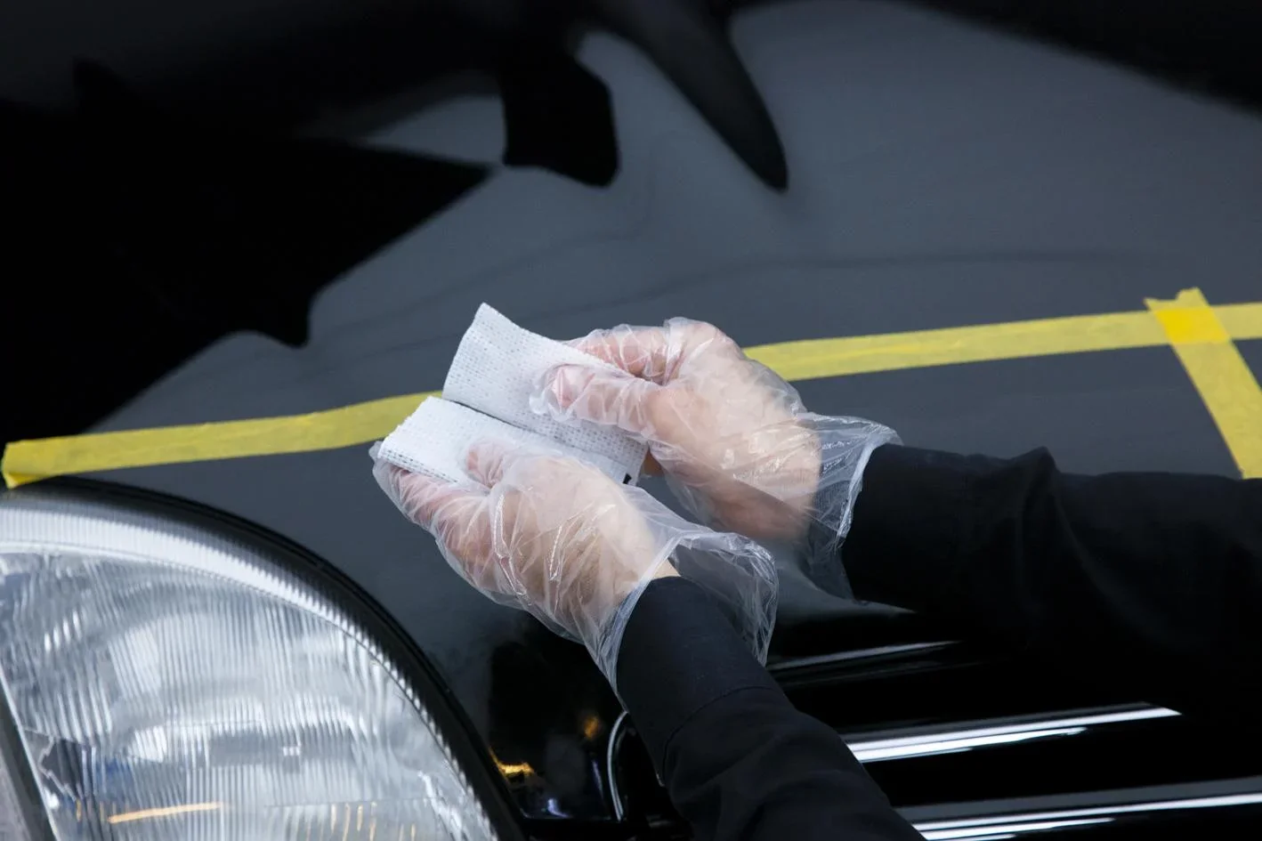 Lack-Steinschlag Reparatur-Set, schwarz - 9